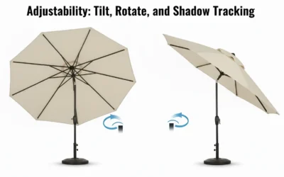 Adjustability: Tilt, Rotate, and Shadow Tracking