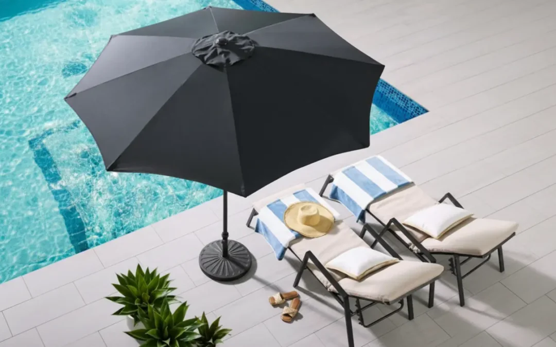 Parapluie de terrasse noir : Tendance élégante ou piège à chaleur ?