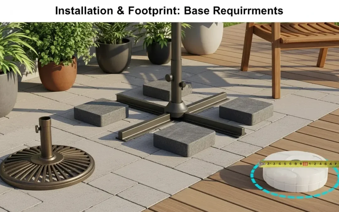 Installation et encombrement : exigences de base