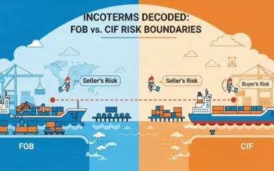 Incoterms Decoded: FOB vs. CIF Risk Boundaries