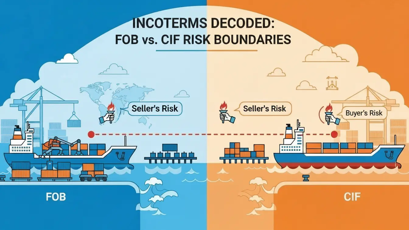 Fob Buyer Risk Graph Example Incoterms Decoded: FOB vs. CIF Risk Boundaries