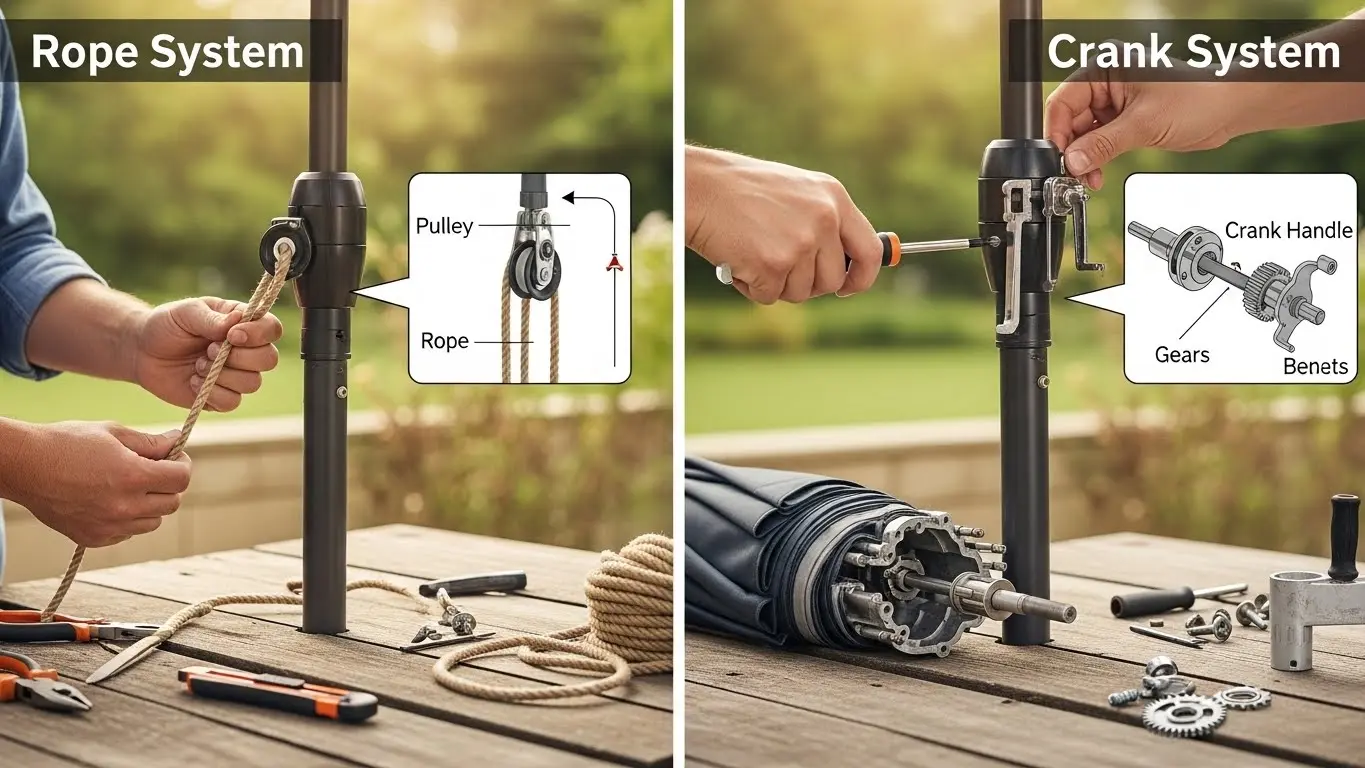 Maintenance & Repair: Rope vs. Crank