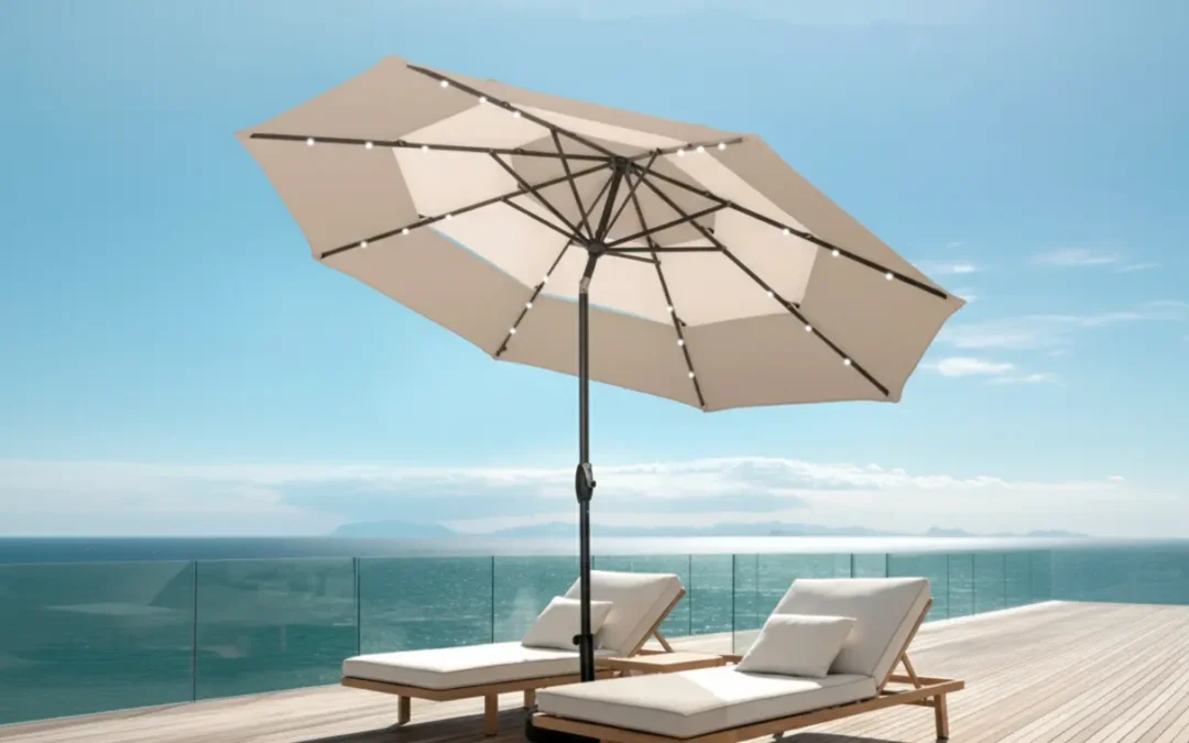 Les meilleurs parasols automatiques pour terrasse (solaires et télécommandés)