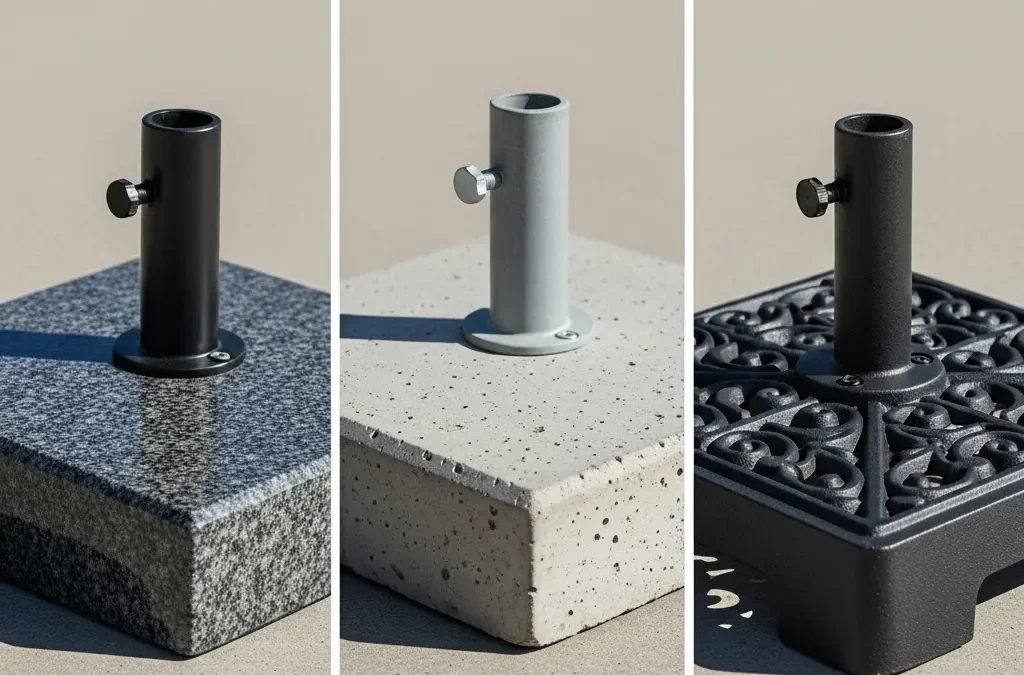 Granit, béton et fonte